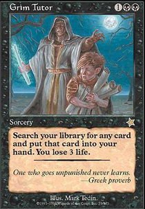Magic: the Gathering - Grim Tutor - Starter 1999 : Amazon.co.uk