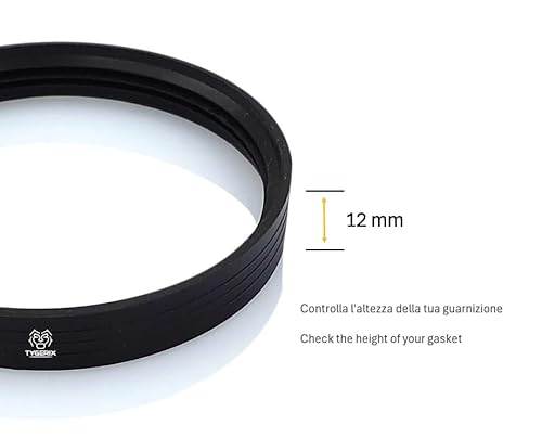TYGERIX® 10x 80 mm Silikondichtung für Pelletöfen | Zertifizierte Dreifach-Lippendichtungen | Perfekte Haftung und wasserdicht | Außergewöhnliche Hitzebeständigkeit