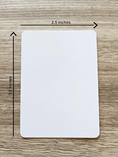 54 cartas de póker mate en blanco miniatura 2