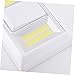 Yardenfun 4pcs Wall Lights Battery Operated Cordless Emergency Light White Light Magnetic Wardrobe Lamp for Home Use Practical Lighting Tool