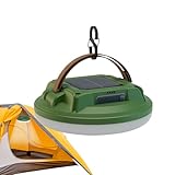 Solar-Camping-Laterne, 4 Modi, wasserdicht, wiederaufladbar, super helle LED-Camping- für Outdoor-Wandern, Rucksackreisen, , Nachtangeln, Arbeit, und Stromausfall