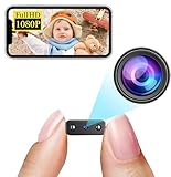 Cámara IP inalámbrica WiFi más pequeña, cámara de seguridad remota 1080P, grabación de video portátil en vivo, monitor inteligente...