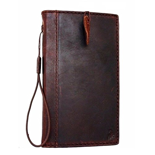 Genuine Oil Leather Case for Samsung Galaxy Note 3 Book Wallet Handmade Id Retro Stylish Skin Band Free Shipping