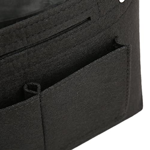 Bolsa organizadora de feltro macio, bolsa de mão com vários compartimentos, organizador de bolsa de