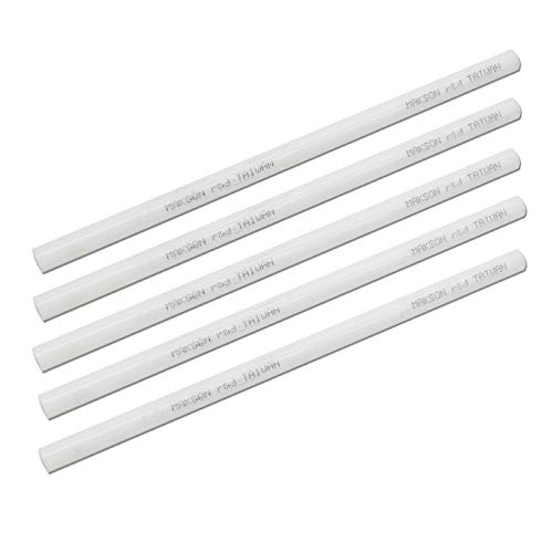 Image of Pack of 5 Preminium Milky White Colored Hot Melt Glue Sticks