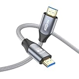 MAX EXCELL Cavo HDMI 2.1, 8K@60Hz 4K@120Hz 48Gbps, Ultra Alta Velocità con eARC ARC HDR HDCP 2.3, Cavo HDMI Compatibile con PS5, TV, Monitor, PC (5 Metri)