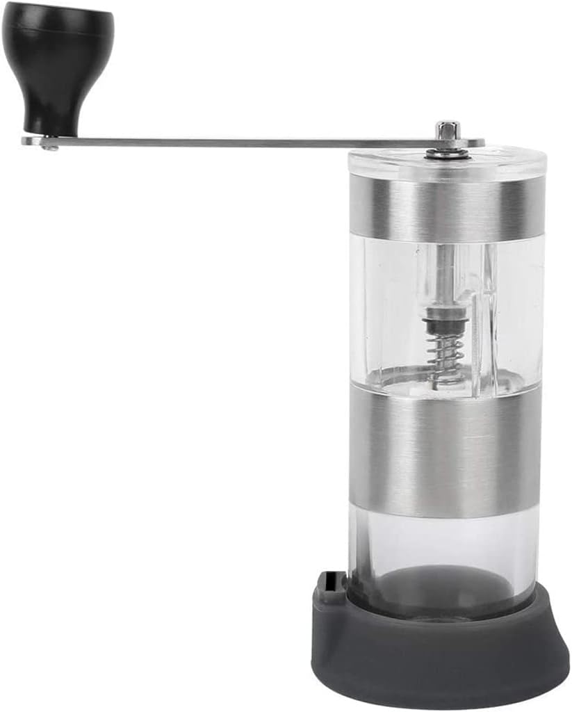 Manual Coffee Grinder Portable Adjustable Bean Grinding Machine With Crank Handle Whole