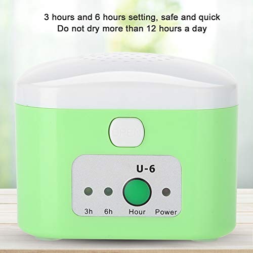 Nikou Hearing Aid Dryer Electric USB Drying Box, Headphone Dehumidifier, Moisture Proof Hearing Aid Dryer Case Green - Image 2