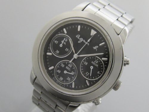 Amazon アニエスベー Agnes B 腕時計 クォーツ V654 6100 ユニセックス 中古 メンズ腕時計 腕時計 通販