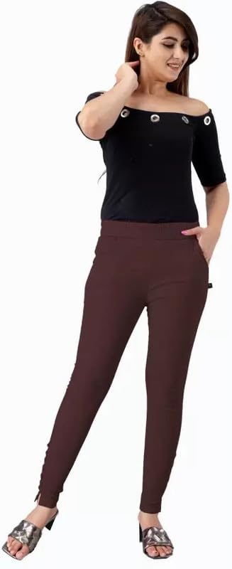 Image of Women's Stylish & Comfortable Jeggings | Stretchable High-Waist Pants BZFW Potali