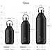 Chilly's Series 2 Water Bottle - Stainless Steel Thermal Bottles with Double Wall Vacuum, Soft Collar & Carry Loop - Lichen Green, 500ml