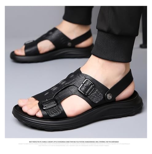 Sandalias hombre 2-en-1 con base amortiguadora y correas ajustables 2