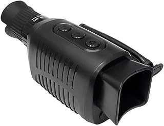 Andoer Monocular Telescope, 2.5K Night Vision Glasses, 10X Digital Zoom Waterproof Monocular Support Image Video Recording for Birdwatching/Travel/Tourism