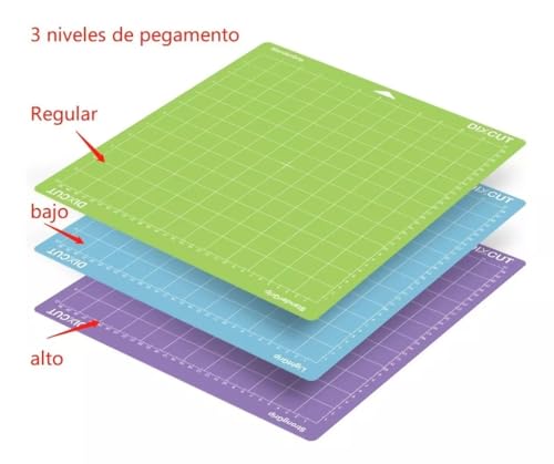 3 Bases De Corte Para Silhouette Cameo Tapetes Acessórios Adesivos e Pegajosos Vinil Para Artesanato