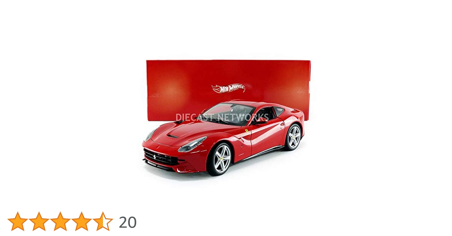 Ferrari F12 Berlinetta Red 1/18 by Hotwheels BCJ72 : Amazon