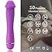 Dildo Vibrator G Spot Clit Vibrator Stimulator - Realistic Penis Vein Folds & Medical Silicone 10 Modes for Couples and Women