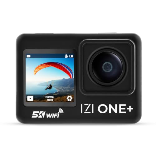 IZI ONE Plus 5K 48MP Action Camera | 6-Axis Gyro Stabilization | ...