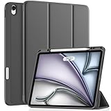 Plusieurs Angles de Support : Le Smart Folio s'attache magnétiquement, et vous pouvez facilement plier cette housse pour iPad Air 13 Pouces dans différentes positions pour créer un support pour la lecture, le visionnage, la frappe ou les appels FaceTime