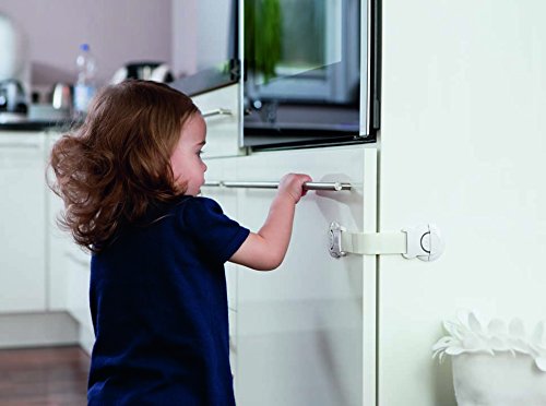 Kit Sécurité Enfant 15 Pièces - Verrous Pour Tiroirs Et Placards - Installation Sans Outil - Couleurs Bleu, Blanc, Rose - Protection Bébé Maison