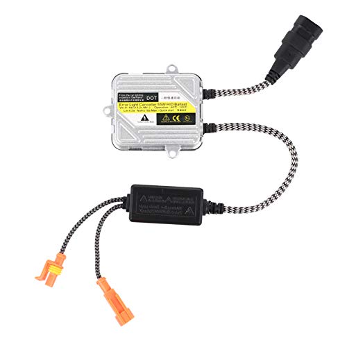 GARNECK 12V 55W Car Xenon Light Ballast HID Ballast Headlight Control Quick Start Replacement for Auto Motorcycle Xenon Lamp Bulb Plug DC Stabilizer (Silver) GARNECK 12V 55W Car Xenon Light Ballast HID Ballast Headlight Control Quick Start Replacement for Auto Motorcycle Xenon Lamp Bulb Plug DC Stabilizer (Silver)