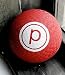 Pure Barre White Logo 5" Red Exercise Ball
