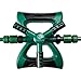 GreenGlow Garden Weighted Rotating Sprinkler - Best Garden Sprinklers, Watering Grounds, Misting Yard Plants - Gardening Water Rotator, Backyard Sprayer, Lawn Spinners - Heavy-Weight Stabilizers