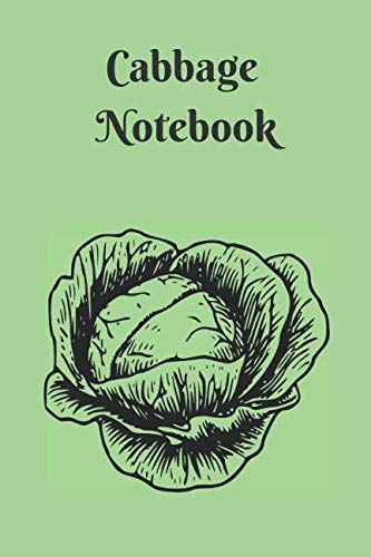 Cabbage Notebook: Squared Notebooks for Everybody, Sketch, Calculate, Drawing and Writing (110 Pages, Squared, 6 x 9)(Vegetable Notebooks)