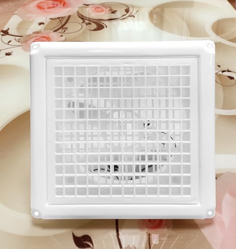 Image of 6 Inch Chimney Vent Cover for Kitchen Pipe Outer Vent Cap /Ventilation Cap /Exhaust Pipe Cowl (150mm) White