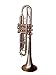 OSWAL Bb Flat Silver Nickel Professional Trumpet With Free Hard Case Mouthpiece
