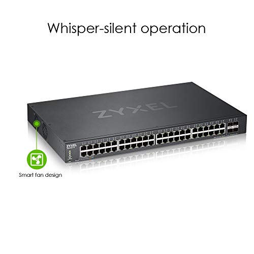 Zyxel XGS1930-52 Commutateur Gigabit Ethernet Intelligent avec 4 emplacements SFP+ 10G et Mode Cloud Hybride 48 Ports