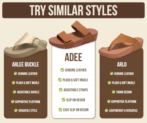 Image of Project Cloud Genuine Leather Platform Sandals Women Non Slip Womens Slides | Lightweight Platform Sandals for Women with Plush Soft Insole & Arch Support Comfortable Sandals & Summer Slides for Women