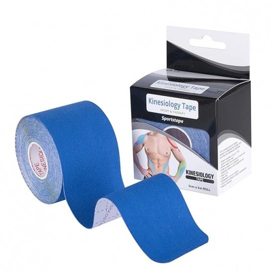 Image of Gadget DEALS-waterproof | Kinesiology Tape for pain |shoulder,ankle pain, Latex Free Breathable(5 m X 5 cm)- sports tape for injury |sports tape for muscles | kinesiology tape for physiotherapy | Pain Relief Bandage
