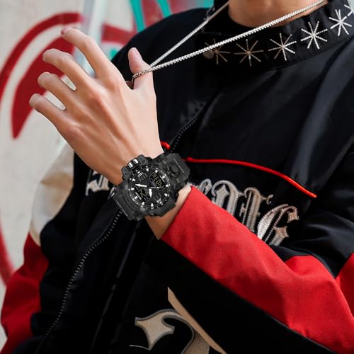 Image of Gosasa Men's Watches Multi Function Military S-Shock Sports Watch LED Digital Waterproof Alarm Watches