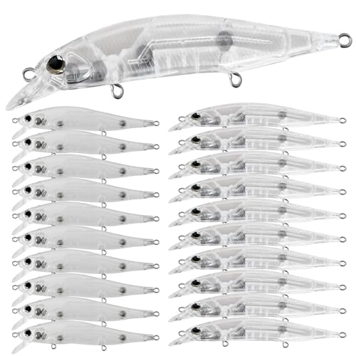 Fishing Blank Hard Lures Kit Unpainted Crankbait Design