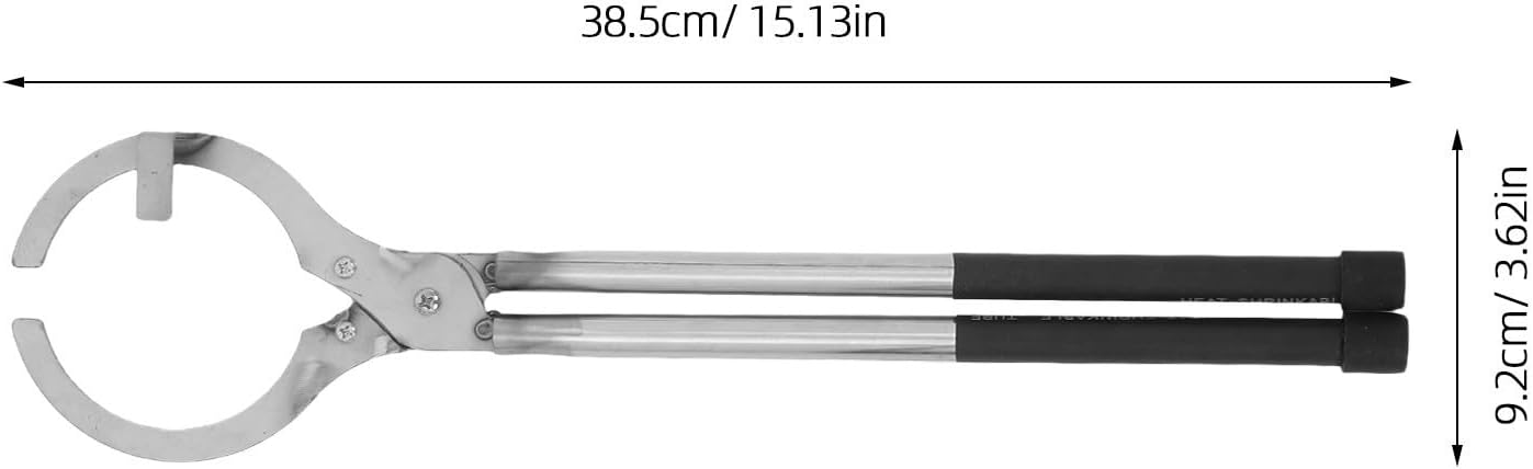 Stainless Steel Crucible Clamp for Jewelers, 2-2.5kg Casting Tongs