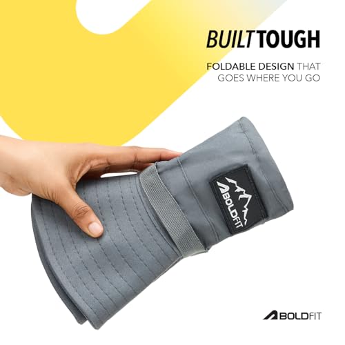 Image of Boldfit Unisex Sun Hat for Men & Women with UPF Protection Wide Brim Outdoor Adjustable Fit, Breathable Fabric, Moisture-Wicking & Packable Design-Ideal for Hiking, Trekking, Fishing, Beach & Travel