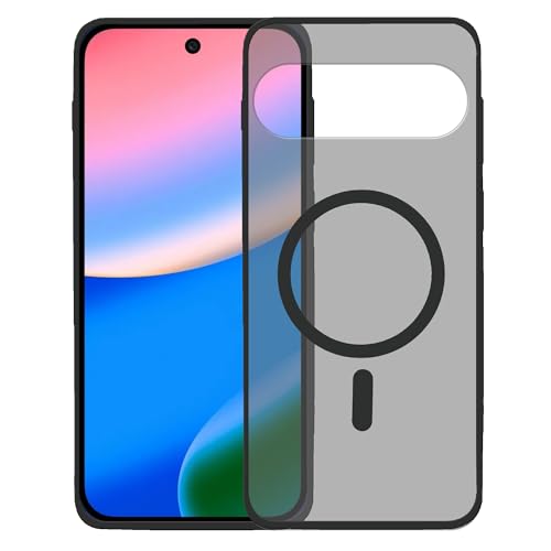 Image of amazon basics Luxury Paper Thin Case Cover for Google Pixel 10 5G | Matte Finish | Compatible with magsafe | (Black, Google Pixel 10 5G)