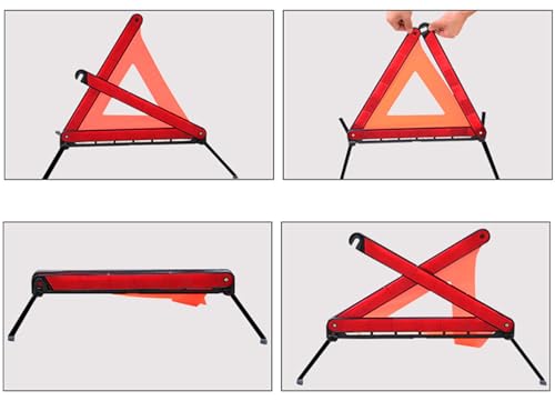 Triángulos Reflectivos de Advertencia Unifizz 3 Pzs miniatura 4
