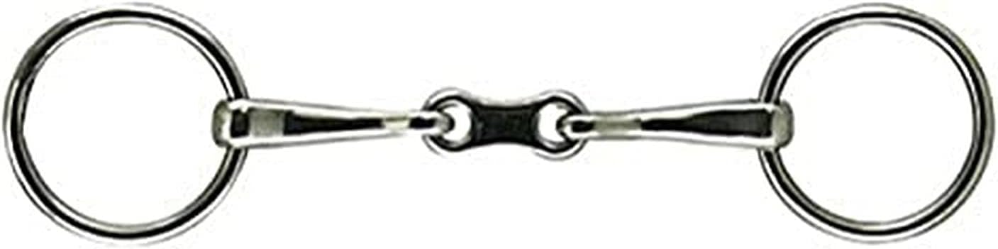 Coronet Loose Ring Solid Mouth French Link Bit