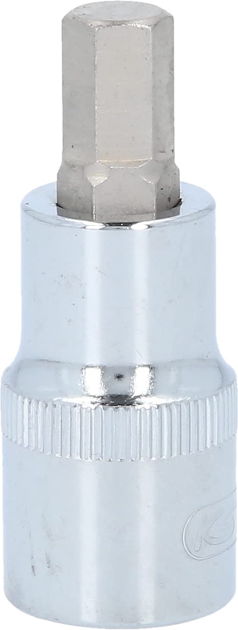 KS Tools 918.1609 1/2" Bussola p.viti a esagono incassato CHROME corta,9mm