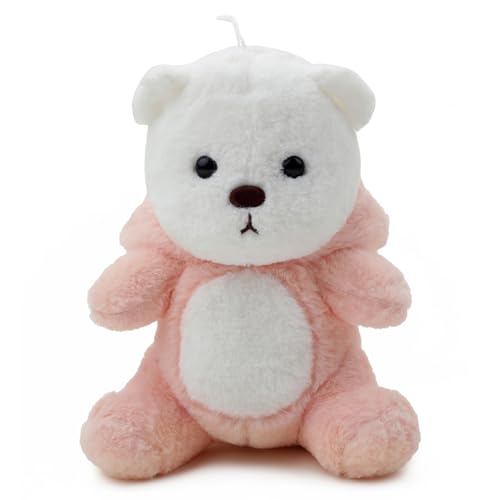 Image of Soft Plush Toy for Kids Stuffed Soft Toy with Cute Hug-Friendly Plush for Babies, Toddlers & Children Safe, Lightweight & Easy to Clean (Pink Cat)
