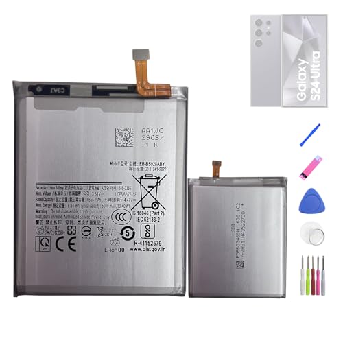 Batterie Galaxy S24 Ultra SM-S928 EB-BS928ABY de rechange avec outils
