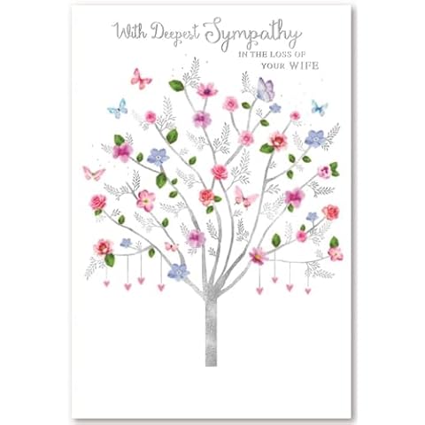 Sympathy Card for Loss of Your Wife Cover