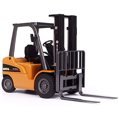 Gemini & Genius 1/50 Scale Diecast Forklift Truck Toys Engineering Vehicle Fork Truck Construction Alloy Warehouse Vehicle Models Toys For Kids #TOP4