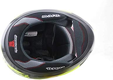 Miniatura 4 de Casco de motocicleta de cara completa con orejas de cuernos 319 verde equitación motocross Racing Motobike casco casco de motocicleta