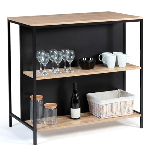 IDMarket – Mesa de bar isla Detroit Design Industrial