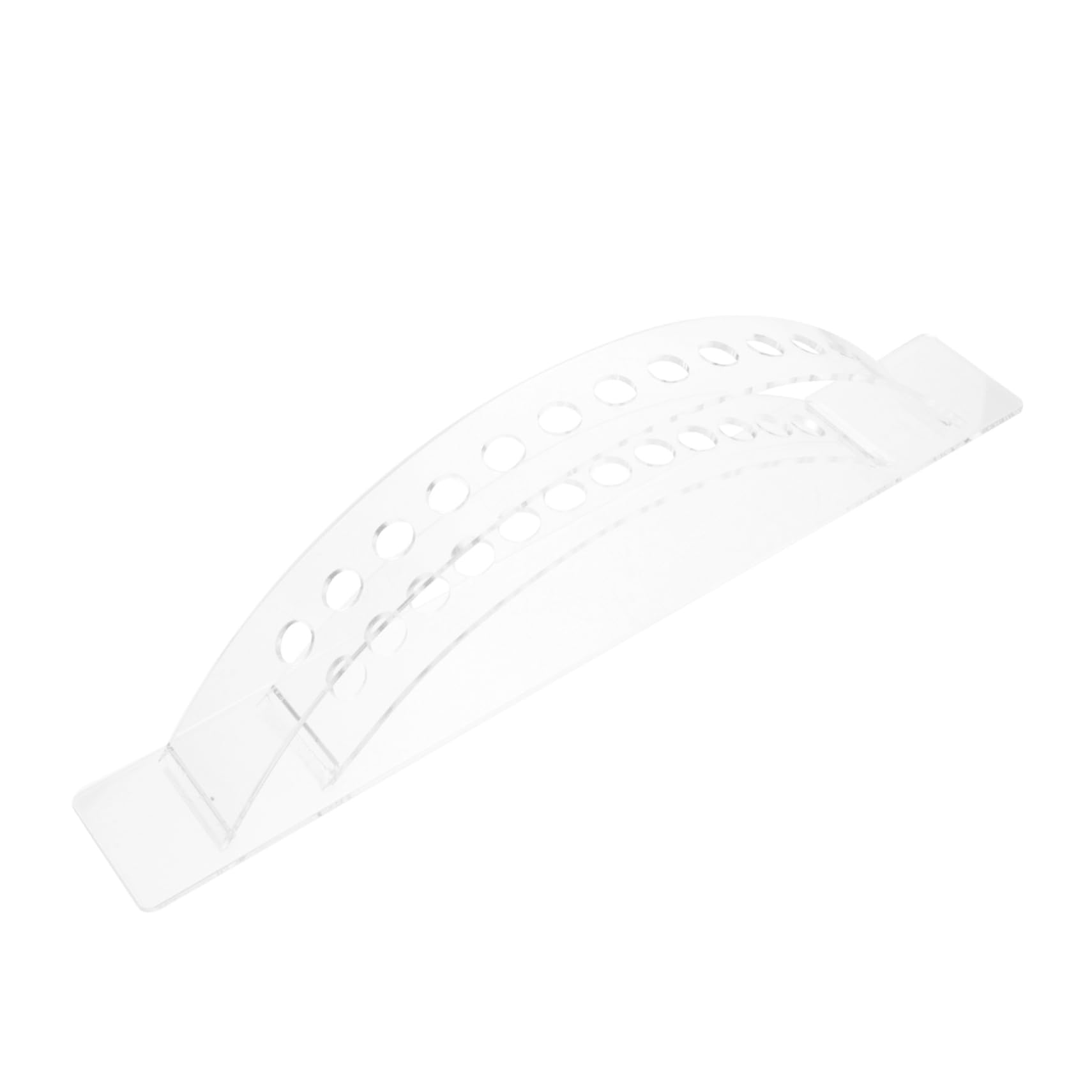 Baluue 4piezas Soporte Acrílico Para Lápices De Maquillaje Organizador De Pinceles y Lápices De Cejas Diseño Arqueado Para Escritorios y Mesas De Maquillaje Compartimentos