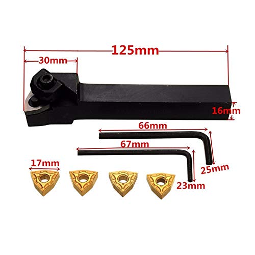 Herramienta de torneado de madera Carburo WWLNR1616H08 miniatura 6