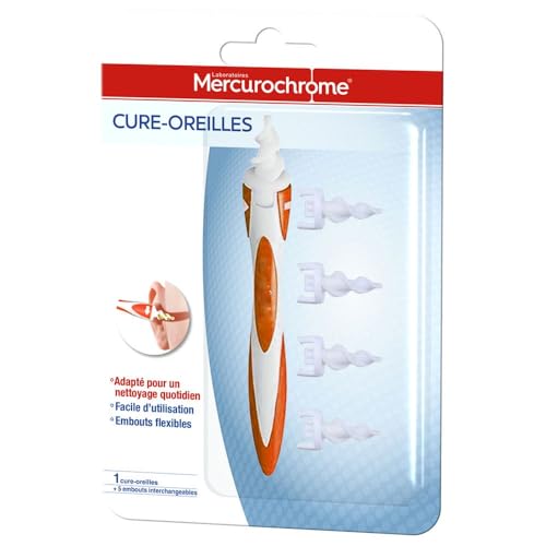 Mercurochrome cure oreilles pour nettoyer l'excès de cérumen en toute sécurité chez soi