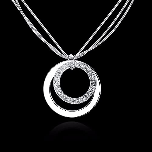 Collier 925 pendentif accessoires de mode pour femmes